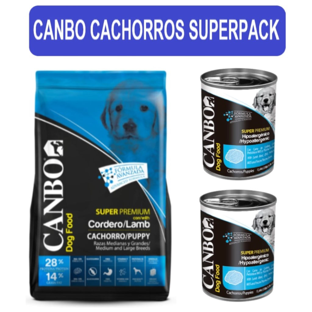 Alimento seco para Perros Canbo Cachorros Súper Pack