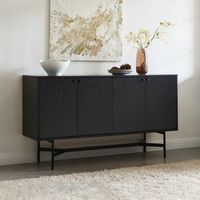 Aparador Moderno Marvin Negro R&R MUEBLES