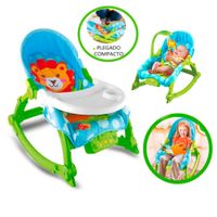 Silla Mecedora Musical ideal y Lámpara Verde
