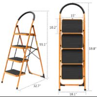 Escalera de 4 Pasos de Metal