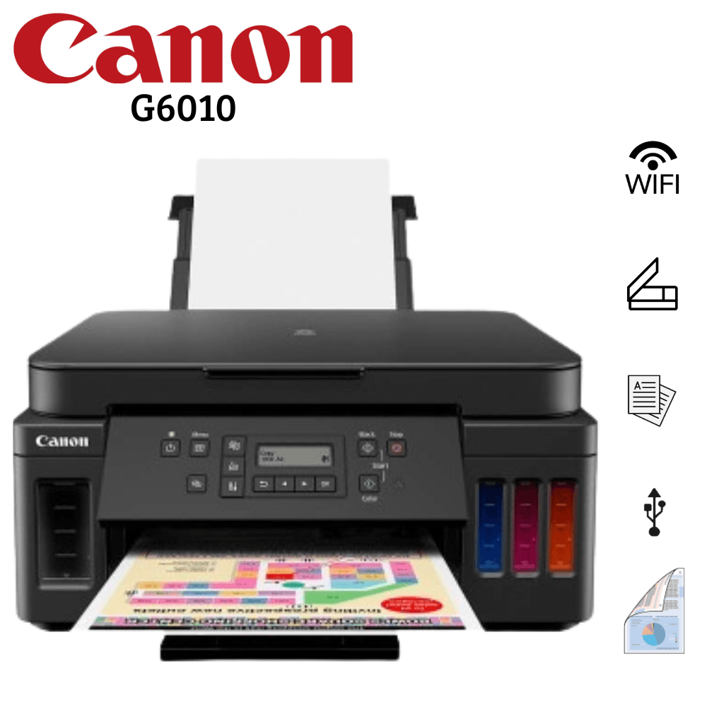 Impresora Multifuncional Canon Pixma G6010 Wifi Dúplex