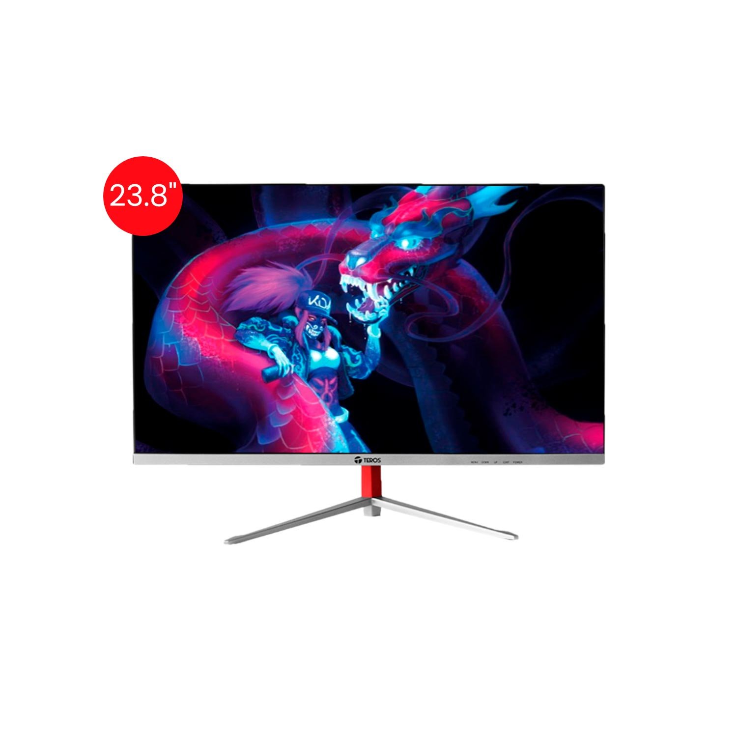 Monitor Gaming Teros TE-2401S 23.8"" Curvo Va FHD 100Hz 5Ms
