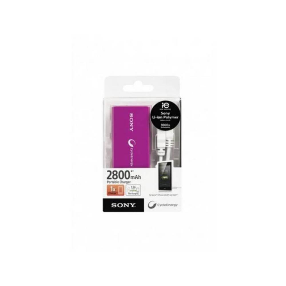 Cargador Portátil Sony 2800 mAh Cp-v3 Violeta