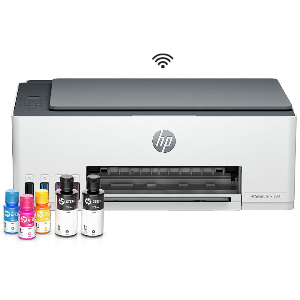 Impresora Multifuncional HP Smart Tank 580 Blanco