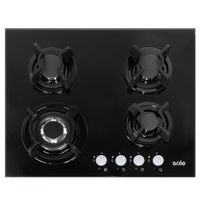Cocina a Gas SOLE 4 Quemadores SOLCO034 Negro