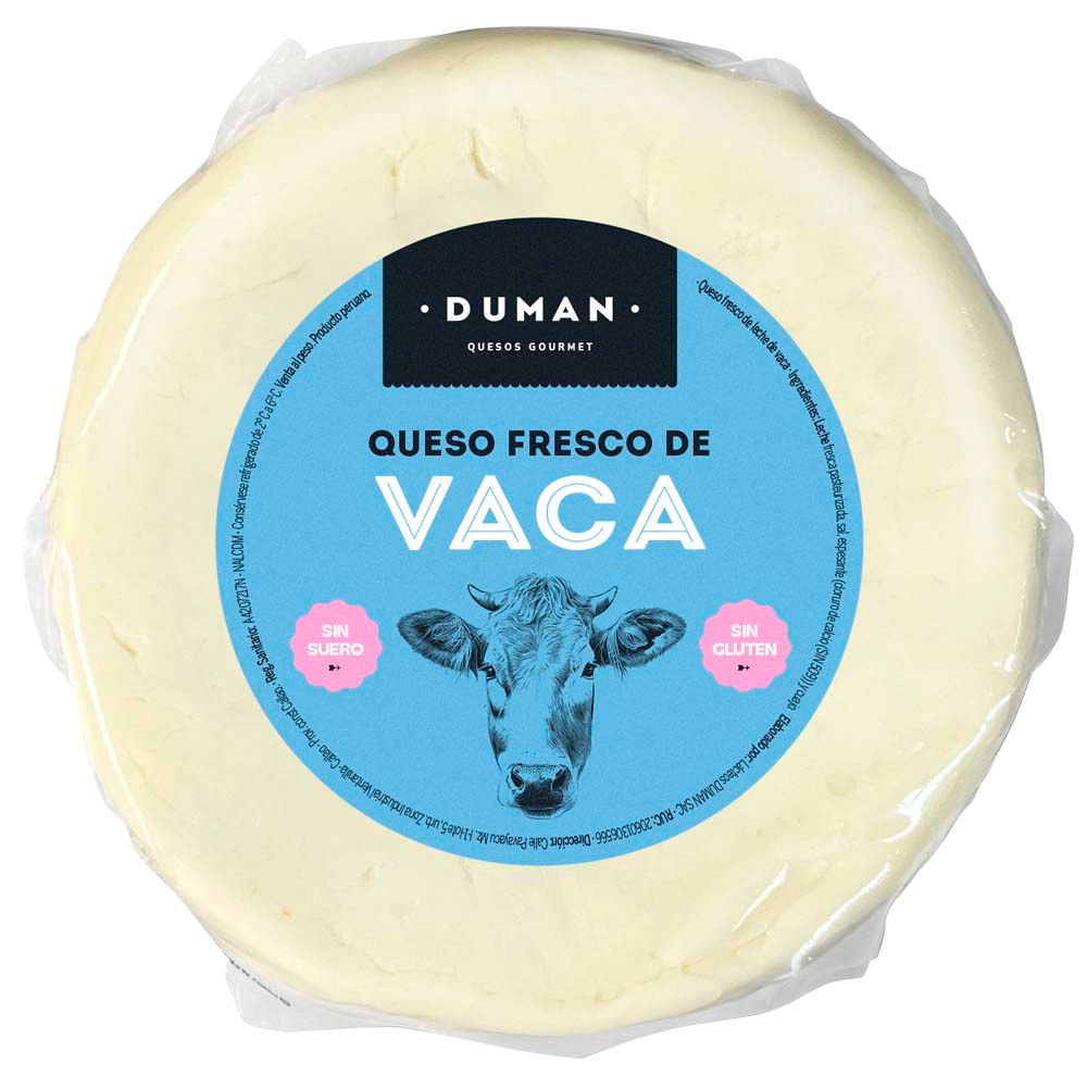 Queso Fresco de Vaca DUMAN x Kg