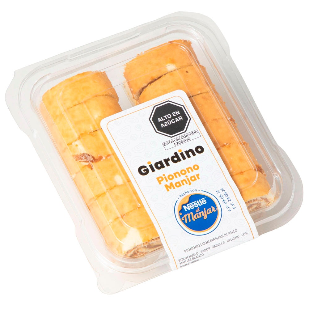 Pionono con Manjar NESTLÉ Paquete 12un