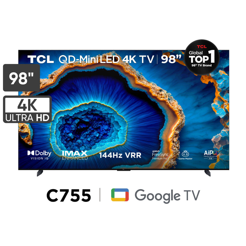 Televisor TCL 98" 98C735 Qled 4K UHD