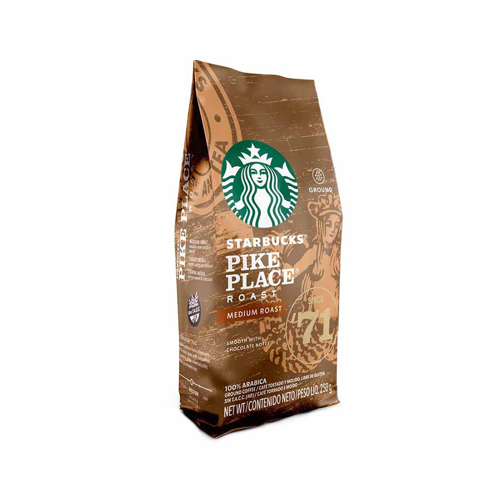 Café Tostado y Molido STARBUCKS Pike Place Tostado Medio