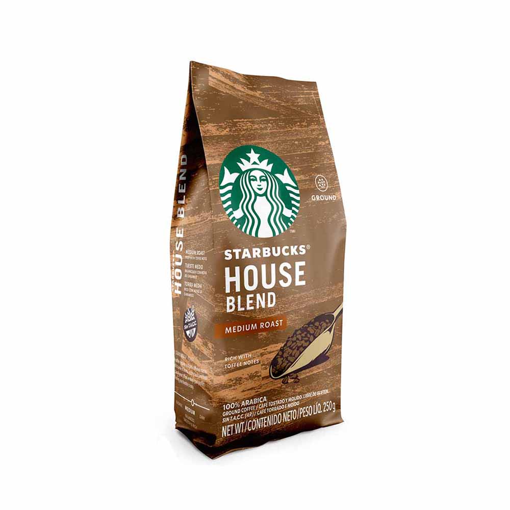Café Tostado y Molido STARBUCKS House Blend Tostado Medio