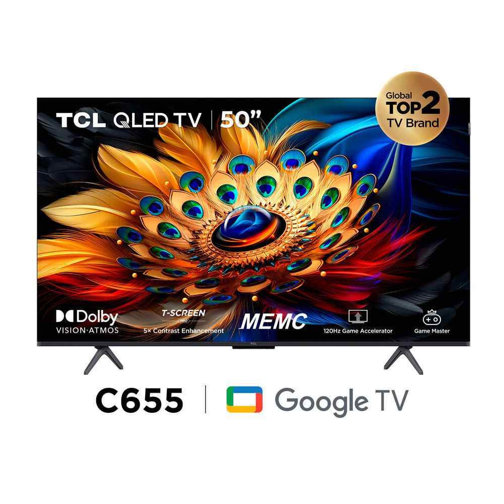 Televisor TCL 50"" 50C655 QLED Google TV 4K Ultra HD