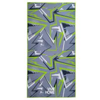 Toalla de Baño VIVA HOME 6VVH5050004 Gris / Verde