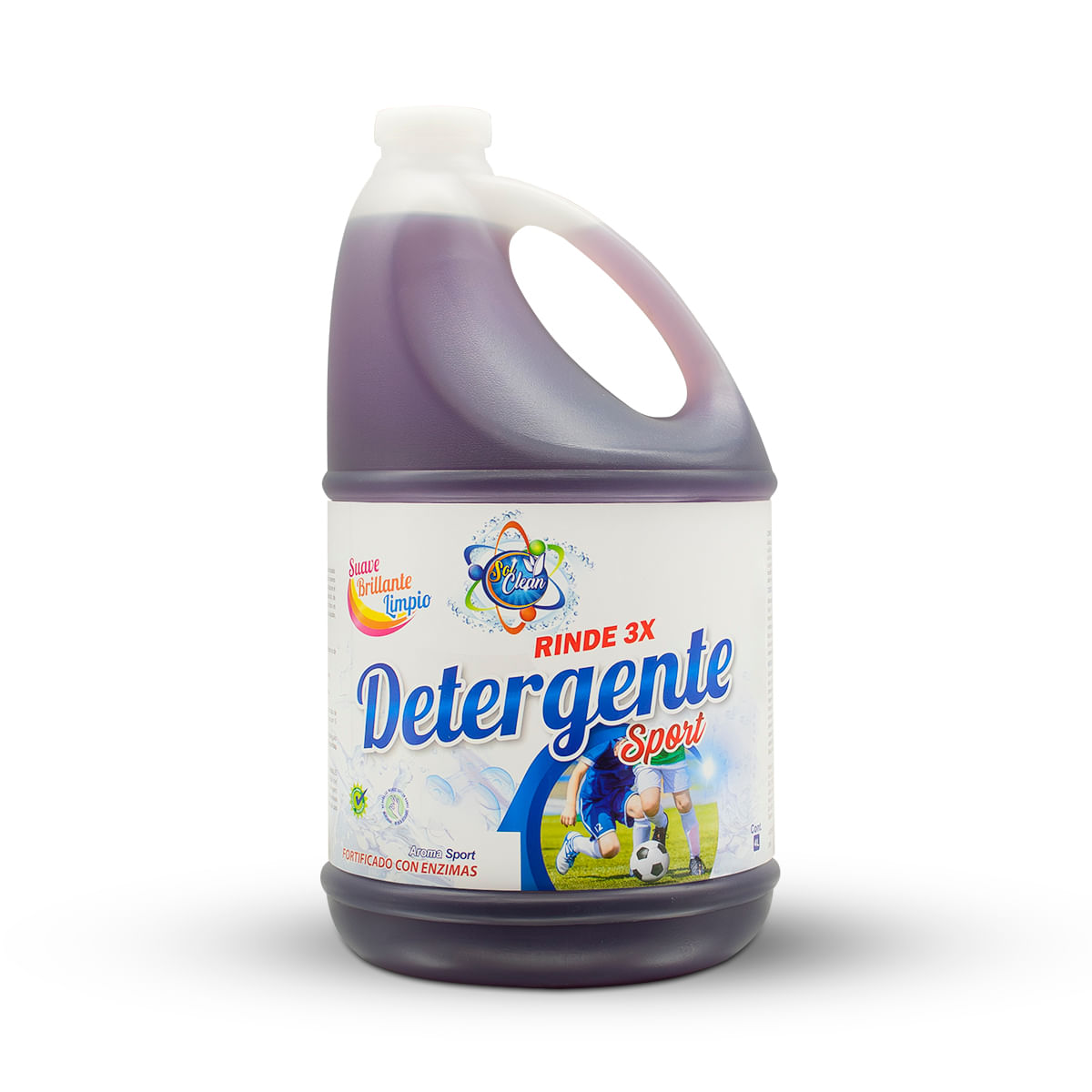 Detergente Liquido Sol Clean 4 Lt Aroma Sport