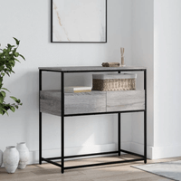Mesa Consola Magnum color Gris 2 cajones TU MESITA