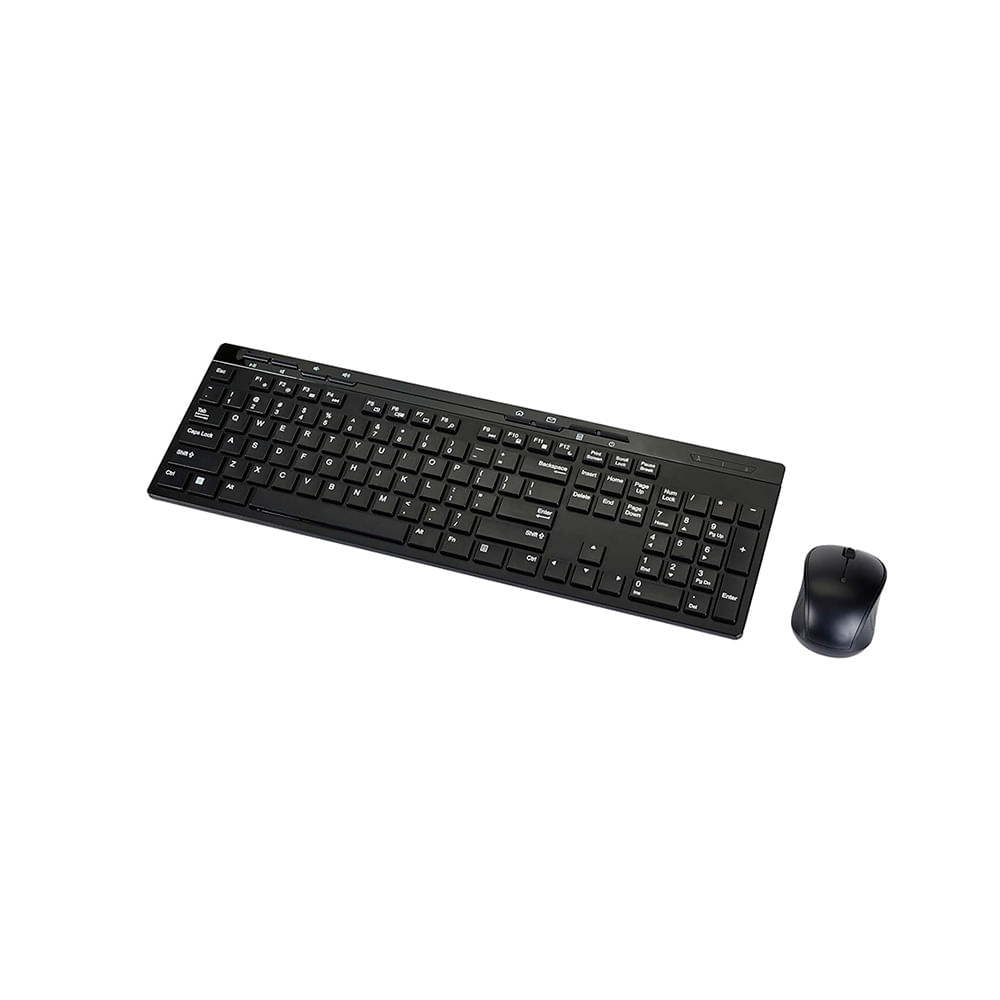 Teclado y Mouse  Amazon Basics MD023  Inalámbricos de Tamaño Completo