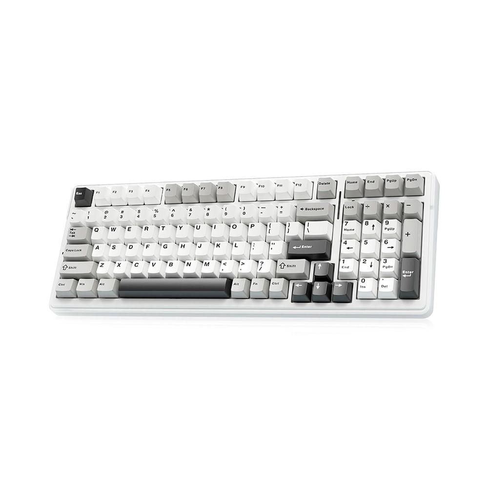 Teclado AULA F99  Mecánico Inalámbrico Gris