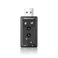 Adaptador USB de sonido a micrófono y audífonos