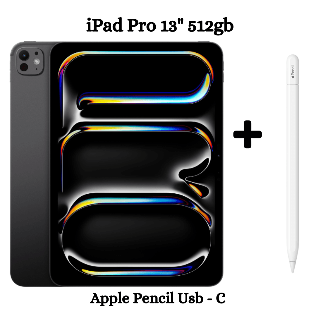Apple iPad Pro 13"" Chip M4 Wifi 2024 512GB - Space Black + Apple Pencil USB-C