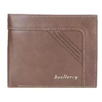 Billetera Clásica De Cuero Vegano DR075 Marrón