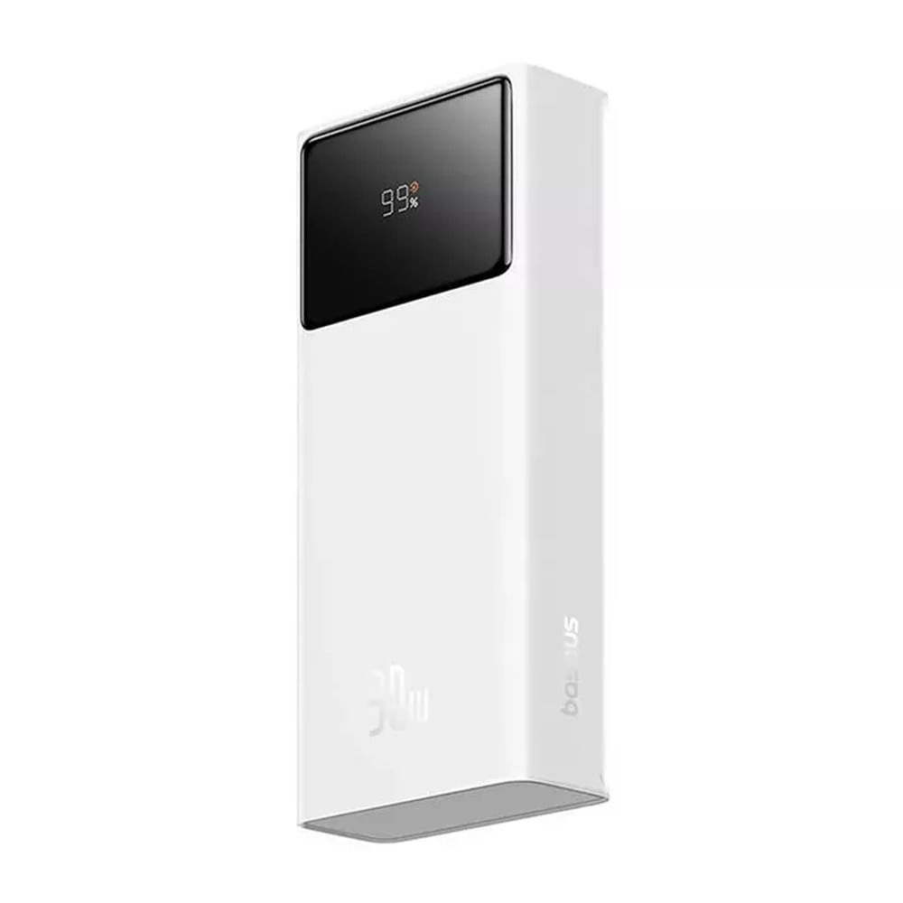 Cargador portátil BASEUS Star-Lord Power Bank 20000mAh, 30W White