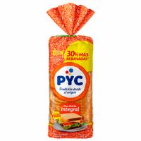Pan de Molde Integral PYC Mediano Bolsa 500g