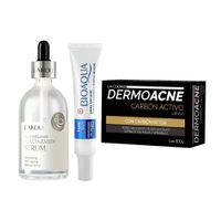 Pack Serum Niacinamide + Crema Anti-Edad + Jabón DermoAcne