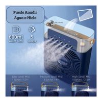 Ventilador Humificador + Timer Usb con Luz Led