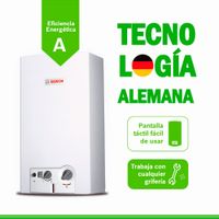 Terma a Gas Bosch 11 Litros GLP Automodulante Premium Kit Instalación