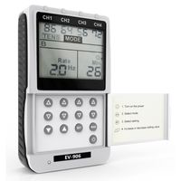 Multi Stim EV906 - TENS/EMS Digital de 4 Canales y 8 Parches