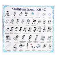 Kit de Prensatelas 42 Pcs para Brother Singer Janome