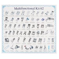 Kit de Prensatelas 62 Pcs para Brother Singer Janome