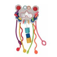 JUGUETE SENSORIAL PARA BEBÉS CON CUERDA INTERACTIVA