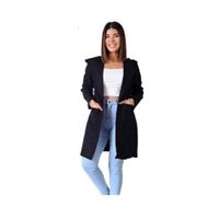 Saco Chaqueta para Mujer con Capucha Moda Casual