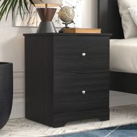 Velador Mesa de Noche Didi Negro R&R MUEBLES