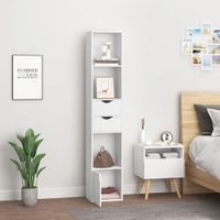Estante Moderno Arona Blanco R&R MUEBLES