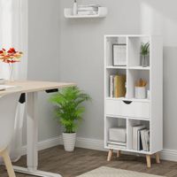 Estante Moderno Takanashi Blanco R&R MUEBLES