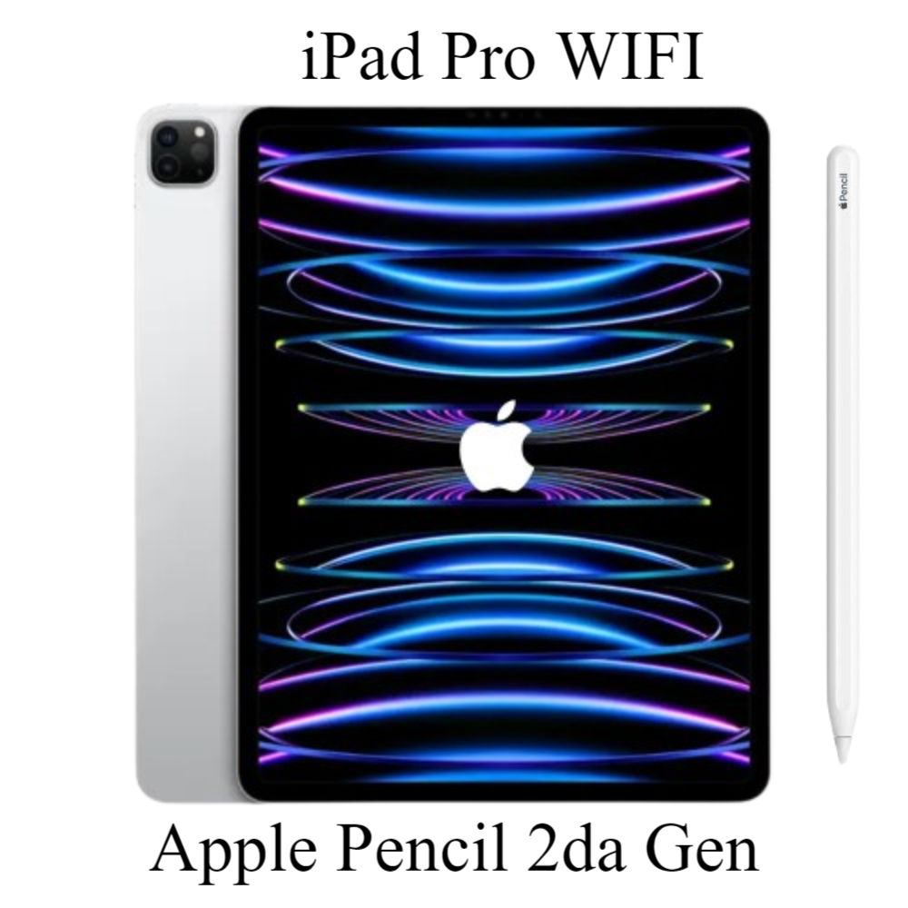 iPad Pro 12.9"" 6ta Gen 256GB WIFI - Silver + Apple Pencil 2da Gen