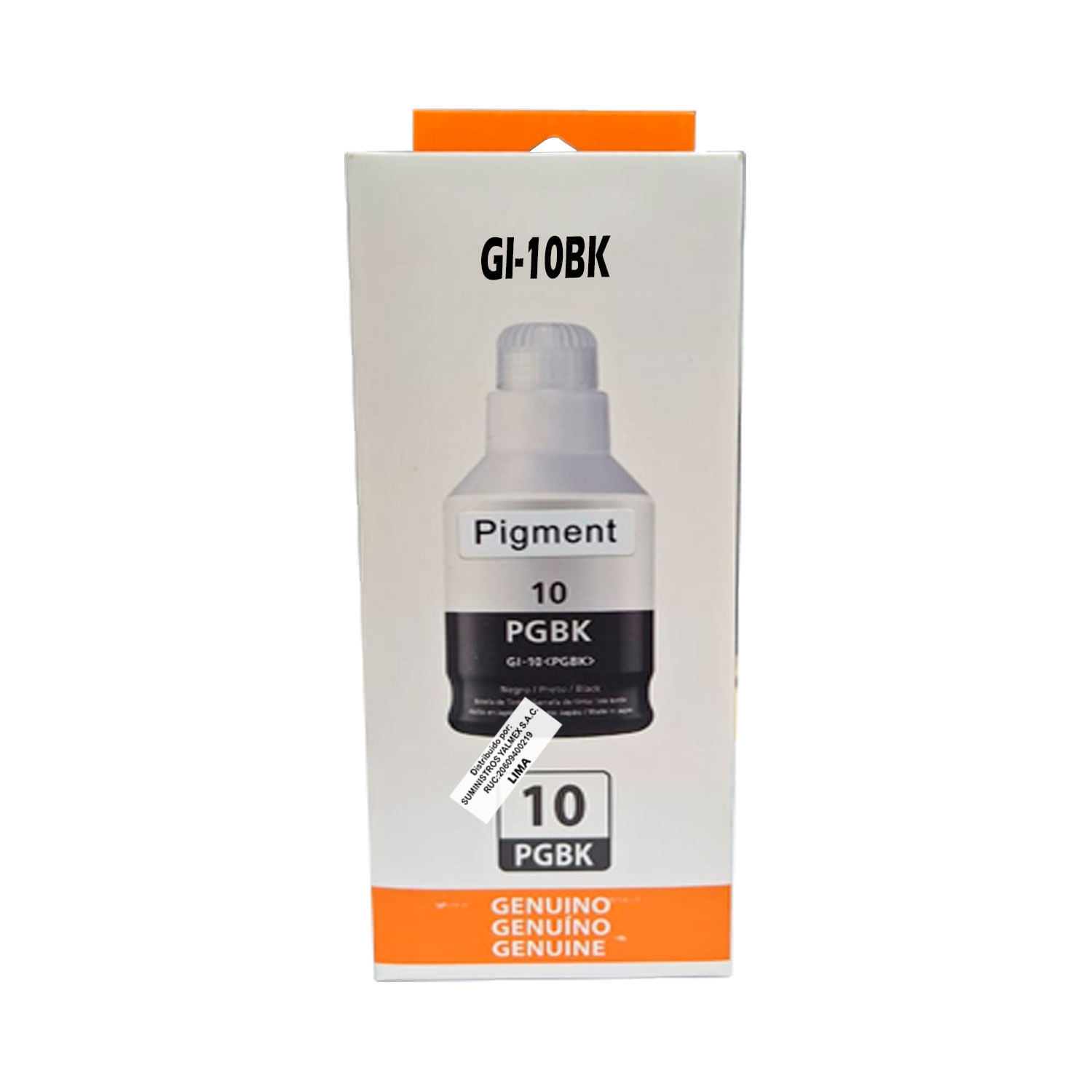 Tinta Compatible GI10PGBK Negro para Canon