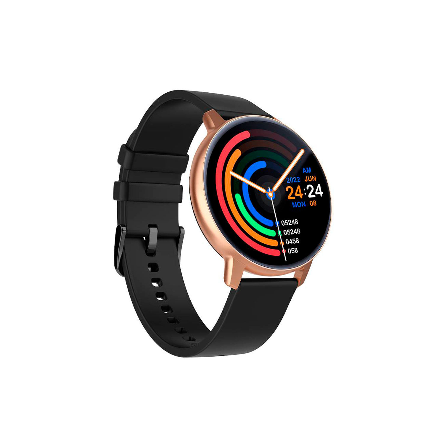 Smart Watch Movisun Watch ONE Android iOS Impermeable Dorado Negro