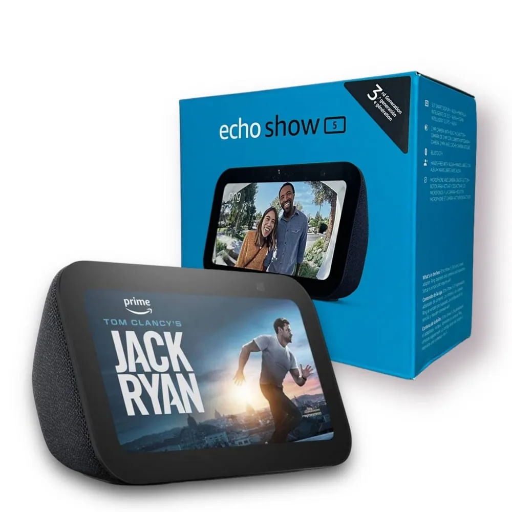 Amazon Echo Show 5 3era Generacion Charcoal Negro plazaVea plazaVea