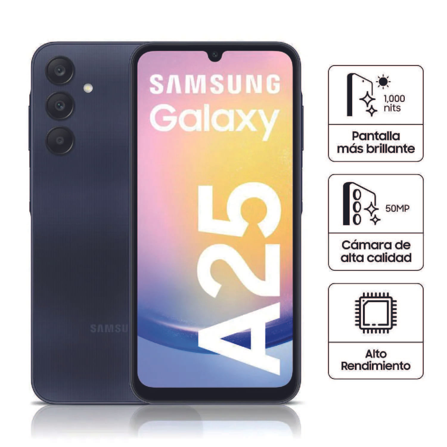 Celular Samsung Galaxy A25 5G 8GB Ram 256GB Rom NEGRO