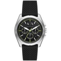 Reloj Armani Exchange Giacomo AX2853 Fecha Cronómetro Correa de Silicona Negro