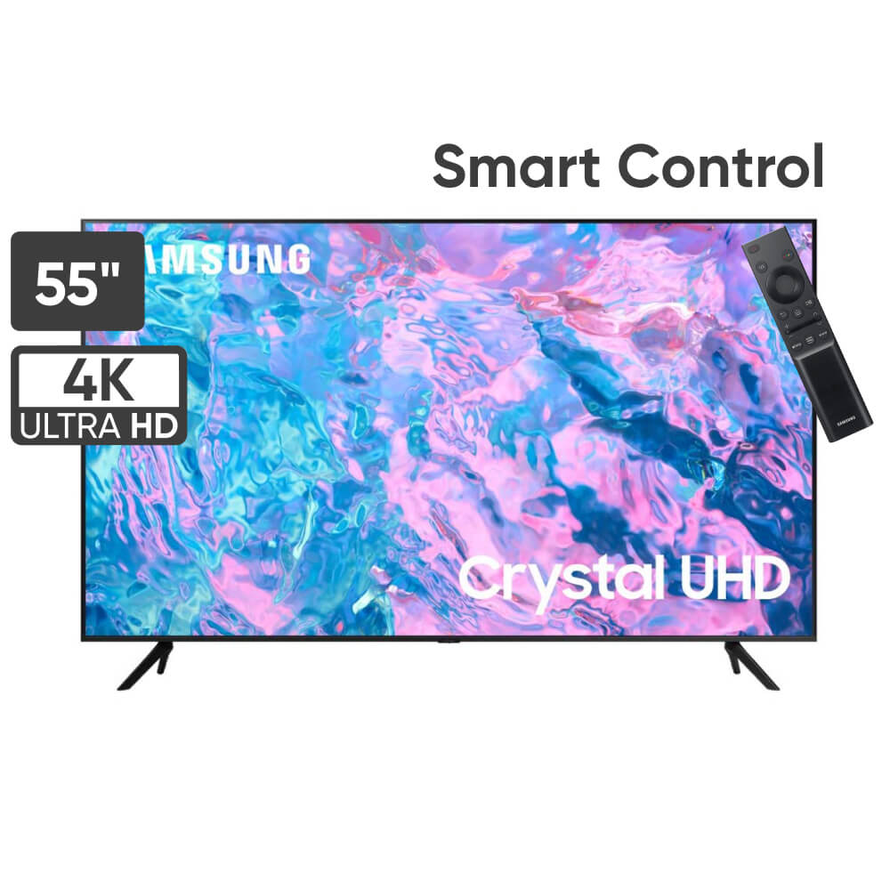 Televisor SAMSUNG Crystal UHD 55"" 4K Smart TV UN55CU7000GXPE