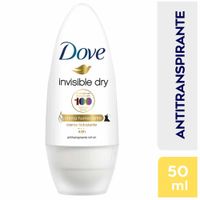 Desodorante para Mujer en Roll On DOVE Invisible Dry Frasco 50ml
