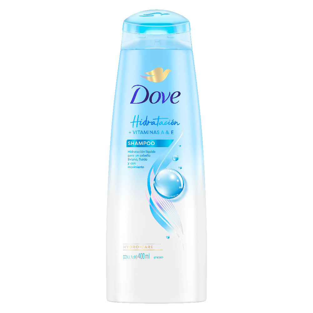 Shampoo DOVE Hidratación Intensa Frasco 400ml