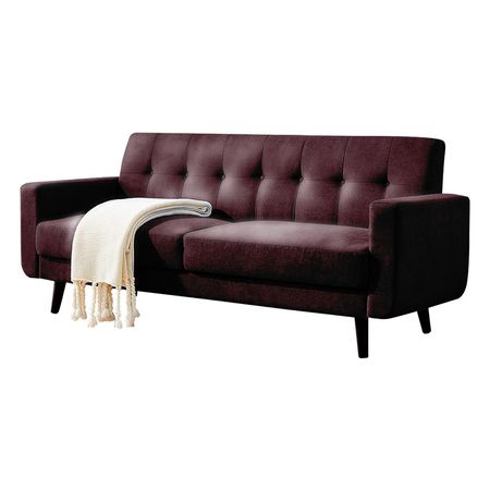 Sofa Tronte Mavisac Color Guinda - Ultra Cuero