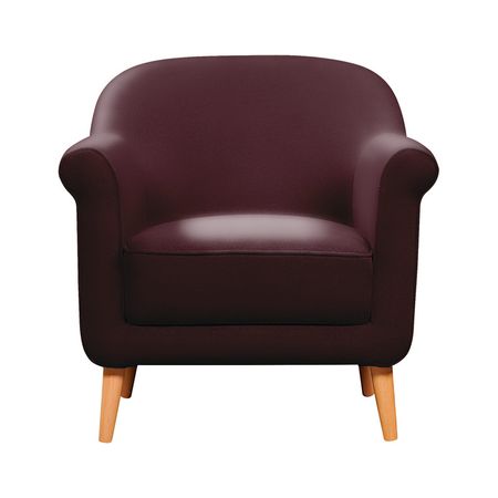 Sillon Izzy Mavisac Color Guinda - Ultra Cuero