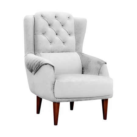 Sillon Tobias Mavisac Color Blanco - Ultra Cuero