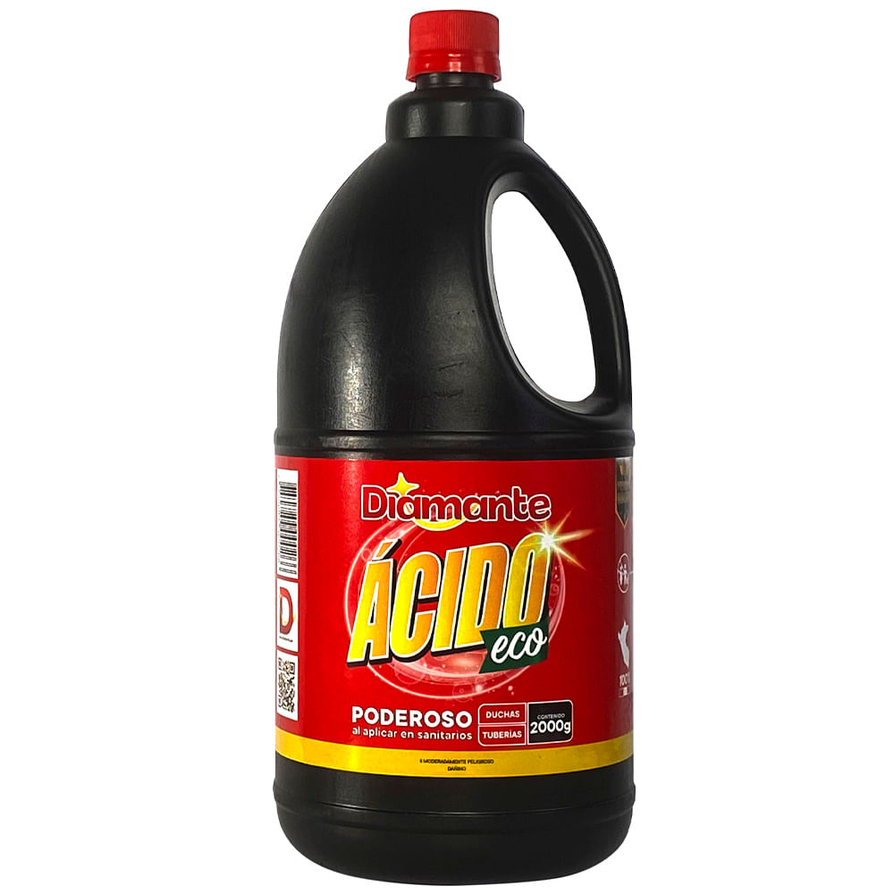 Ácido muriático DIAMANTE Ecológico Galonera 2L