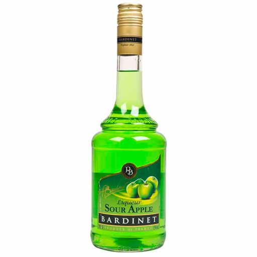 Licor BARDINET Sour Apple Botella 700ml